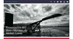 Desktop Screenshot of museodelamemoria.gob.ar